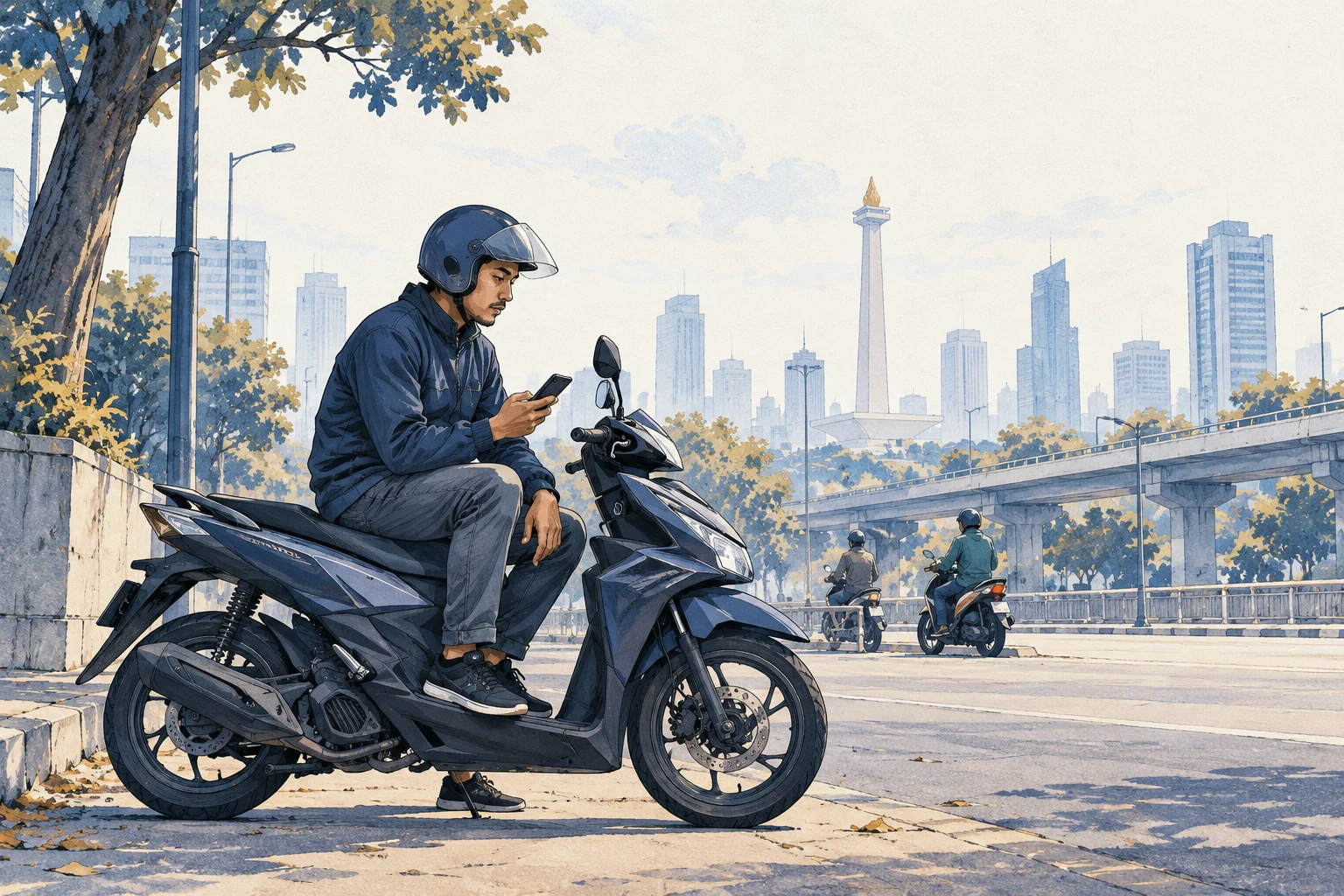Potongan Ojol Turun, Mengapa Penghasilan Belum Tentu Naik?